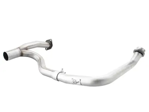 Afe - Advance Flow Engineering - 48-06207 | AFE Power Twisted Steel Y-Pipe 2" to 2-1/2" Aluminized Steel Exhaust System (2012-2018 Wrangler JK Unlimited V6-3.6L)
