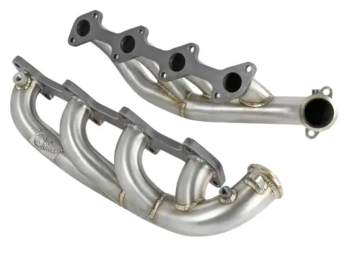 Afe - Advance Flow Engineering - 48-33022 | AFE Power Twisted Steel 304 Stainless Steel Headers (2003-2007 F250, F350 V8-6.0L td)