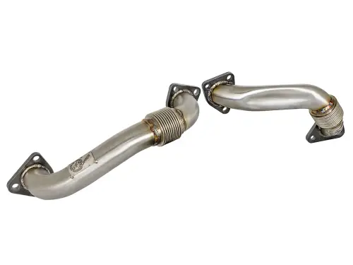 Afe - Advance Flow Engineering - 48-34009 | AFE Power Twisted Steel Headers, Up-Pipes (2001-2004 Silverado, Sierra 2500 HD, 3500 HD V8-6.6L (td) LB7)