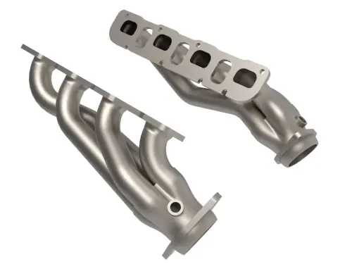 Afe - Advance Flow Engineering - 48-38032-T | AFE Power Twisted Steel 304 Stainless Steel Short Tube Header w/ Titanium Ceramic Coat Finish (2018-2021 Grand Cherokee Trackhawk, 2021-2025 Durango SRT Hellcat V8-.2L sc)