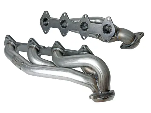 Afe - Advance Flow Engineering - 48-43032 | AFE Power Twisted Steel 409 Stainless Steel Short Tube Header (2004-2010 F150 V8-5.4L)