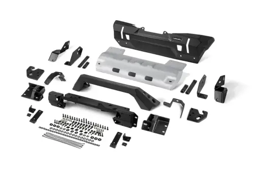 RIVAL 4X4 - 2D.2702.3-NL | RIVAL Jeep Wrangler Front Aluminum Bumper (2007-2025 Wrangler JK, JL | 2020-2025 Gladiator JT except Mojave)