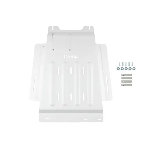 RIVAL 4X4 - 2333.1857.2.6 | RIVAL Aluminum Transmission Catalytic Converter Skid Plate (2015-2025 F150 EcoBoost V8 except PowerBoost)