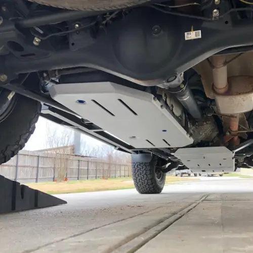 RIVAL 4X4 - 2333.9544.1.6 | RIVAL Aluminum Gas Tank Skid Plate (2010-2024 4 Runner, GX 460)