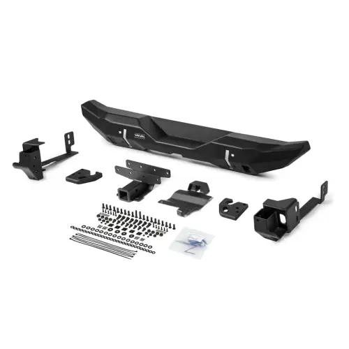 RIVAL 4X4 - 2D.2709.2-NL | RIVAL Rear Aluminum Stubby Bumper (2018-2025 Wrangler JL)