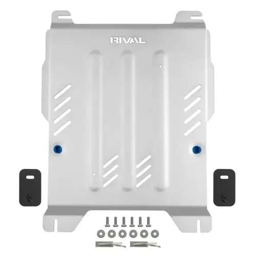 RIVAL 4X4 - 2333.1886.3.6 | RIVAL Aluminum Transmission Skid Plate (2024-2025 Ranger including Raptor, 2021-2025 Bronco 4 Door)