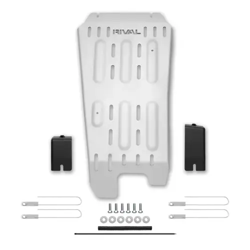 RIVAL 4X4 - 2333.1893.1.6 | RIVAL Aluminum Catalytic Converter Skid Plate (2022-2025 Maverick EcoBoost, 2020-2025 Bronco Sport)