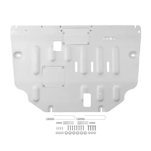 RIVAL 4X4 - 2333.1897.1.6 | RIVAL Aluminum Engine Skid Plate (2025 Maverick Tremor, 2022-2025 Bronco Sport with polymer oil pan)
