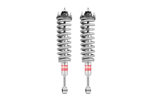 Eibach - E81-82-008-01-22 | Eibach PRO-TRUCK STAGE 1 PLUS (Set of 2 Assembled Front Shocks, Springs, Mounts + 2 Springs + 2 Rear Shocks)