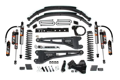 BDS Suspension - BDS2259PES | BDS Suspension 7 Inch Lift Kit With Radius Arm For Ford F-250 / F-350 Super Duty 4WD Diesel | Rear Lift Leaf Springs, Fox 2.5 Performance Elite Shocks