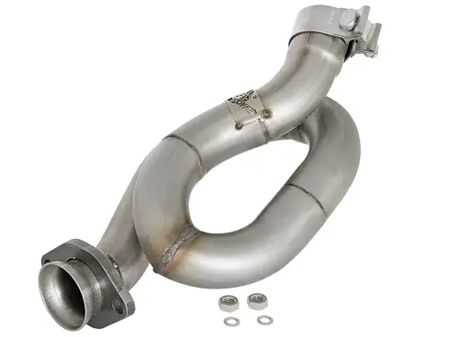 Afe - Advance Flow Engineering - 48-48021 | AFE Power Twisted Steel Loop Relocation Pipe 2" 409 Stainless Steel (2012-2018 Wrangler JK V6-3.6L)