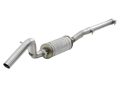 Afe - Advance Flow Engineering - 49-48063 | AFE Power MACH Force-Xp 2-1/2 IN 409 Stainless Steel Front Muffler Assembly (2007-2018 Wranlger JK V6-3.6L, 3.8L)