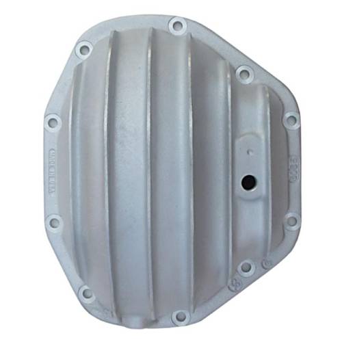 PML Covers - 6065-AC | PML Covers Dana 80, Straight Fins Differential Cover For Dodge Ram 25000 & 3500 / Ford F-350 Dually & F-450 | Natural As Cast Finish