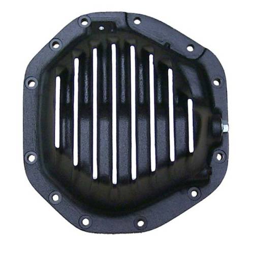 PML Covers - 10756-2004-B | PML Cover Nissan Dana 44 Differential Cover for Nissan Titan | Black Powder Coated, With Clip And Bracket For 2004 Model