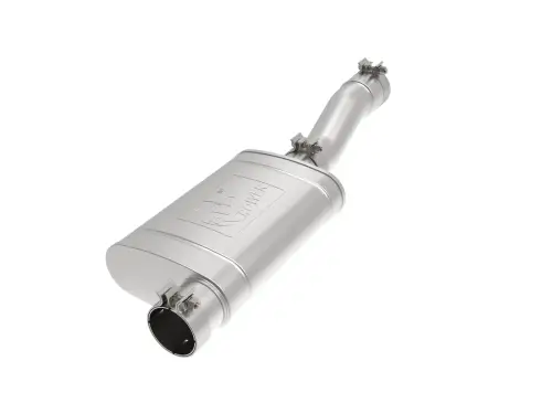 Afe - Advance Flow Engineering - 49C44121 | AFE Power Apollo GT Series 3 IN 409 Stainless Steel Muffler Upgrade (2019-2025 Silverado, Sierra 1500 V8-5.3L)
