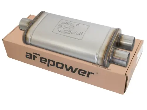 Afe - Advance Flow Engineering - 49M00009 | AFE Power MACH Force-Xp 2.5" to 2.5" 409 Stainless Steel Muffler