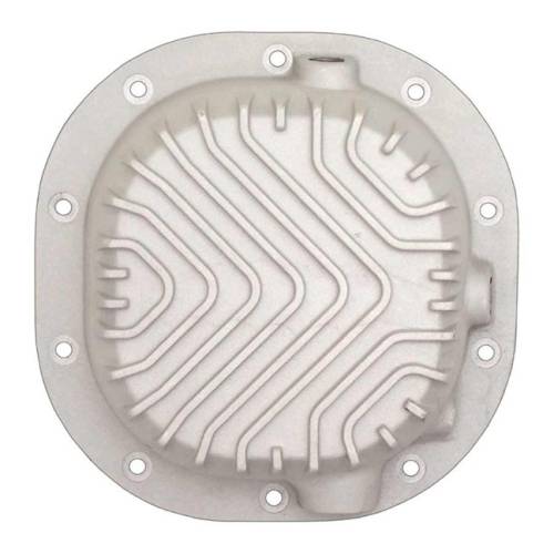 PML Covers - 9519-AC | PML Covers Ford 8.8, Patterned Fins 10 Bolt Differential Cover For Ford Crown Victoria, Expedition, Explorer, Lighting & F-150 | Natural As-Cast Finish