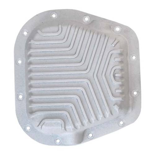 PML Covers - 9594-AC | PML Covers Ford Sterling 9.75 12 Bolt, Patterned Fins Differential Cover For Ford F-150, Navigator & Expedition | Natural As-Cast Finish