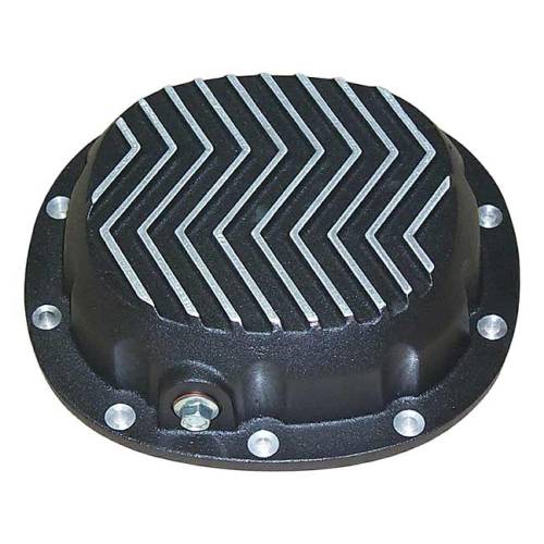 PML Covers - 9401-2-B | PML Covers As GM 7.5/7.6 Patterned Fins 10 Bolt Differential Cover For Chevrolet Astro Van, Camaro & S10 / GMC Jimmy, S15, Safari Van, Sonoma & Typhoon | Black Powder Coated, Stock Bolt Size 8mm-1.25x16 (-2)