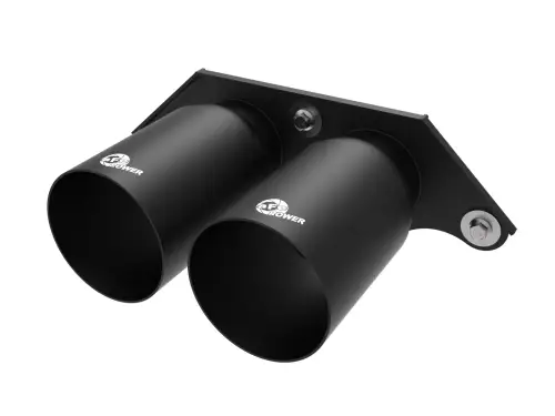 Afe - Advance Flow Engineering - 49C36435-B | aFe Power MACH Force-Xp 4 IN 304 Stainless Steel Bolt-On Exhaust Tips Satin Black (2014-2019 911 GT# H6-3.8L, 4.0L)