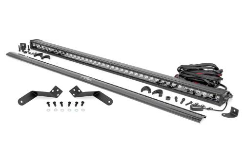 Rough Country - 71212 | Rough Country 50 Inch LED Light Bar Kit Rear Facing For CFMOTO UFORCE 1000 U10 Pro | Black Series