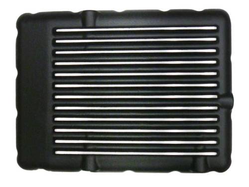 PML Covers - 11139-B | PML Cover Aisin AS68RC Deep Transmission Pan For Dodge Ram 3500 HD/4500 HD/5500 HD Diesel | Black Powder Coat Finish