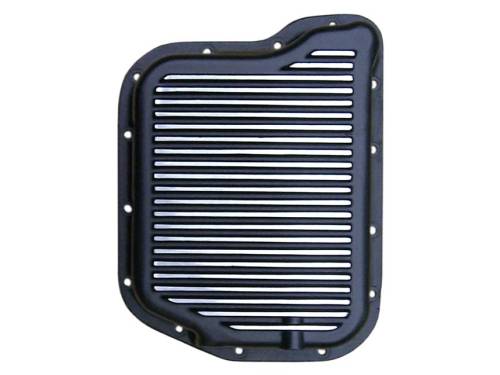 PML Covers - 9393-B | PML Cover Chrysler Dodge 727, 518 (46RH, 46RE), 618 (47RH, 47RE), 48RE Deep Transmission Pan For Dodge Ram 1500/2500/3500 | Black Powder Coat Finish