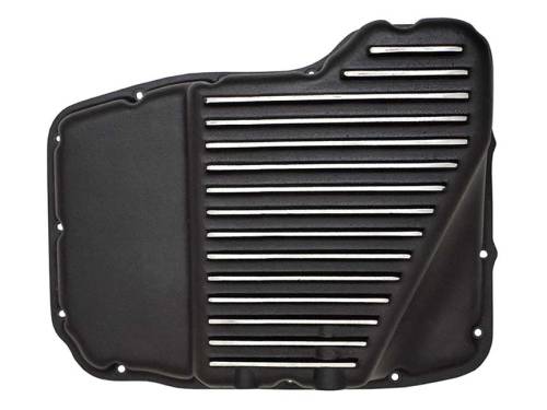 PML Covers - 11079-B | PML Cover Chrysler Dodge 68RFE, 66RFE, 65RFE, 545RFE, 45RFE, Deep 2 Quarts Over Transmission Pan For Dodge Ram 1500, 2500 & 3500 / Dodge Durango / Jeep Wrangler | Black Powder Coat Finish