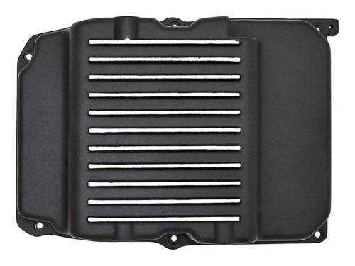 PML Covers - 11124-B | PML Cover Chrysler Mercedes NAG1, 722.6, W5A580, W5A380, W5J400 Deep 2.5 Quarts Over Transmission Pan For Mercedes Sprinter Van 2500 & 3500 | Black Powder Coat Finish