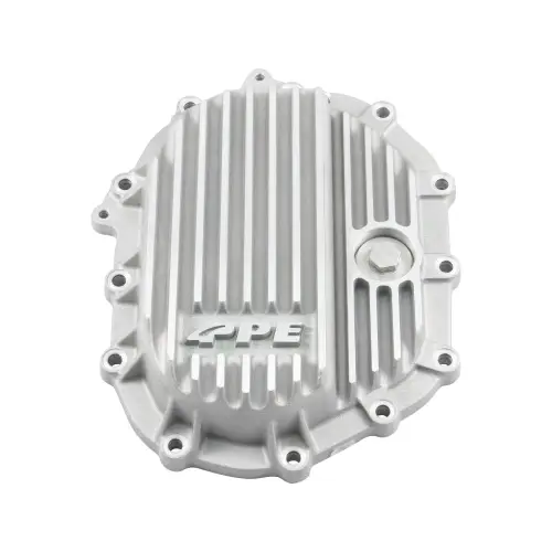 Pacific Performance Engineering - 138041000 | PPE Performance Heavy-Duty Cast Aluminum Front Differential Cover Raw Finish (2011-2025 Silverado, Sierra 2500 HD, 3500 HD | 12 Bolt)