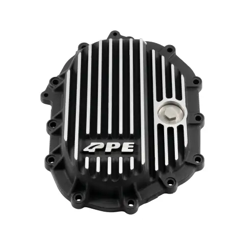 Pacific Performance Engineering - 138041010 | PPE Performance Heavy-Duty Cast Aluminum Front Differential Cover Brushed Finish (2011-2025 Silverado, Sierra 2500 HD, 3500 HD | 12 Bolt)