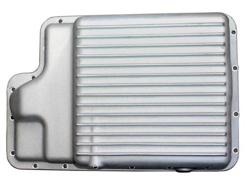 PML Covers - 11049-AC | PML Cover Ford 5R110 2008 to 2010 Deep Transmission Pan For Ford F-250, F-350, F-450, F-550, E250, E350 & E450 | Natural As-Cast Finish