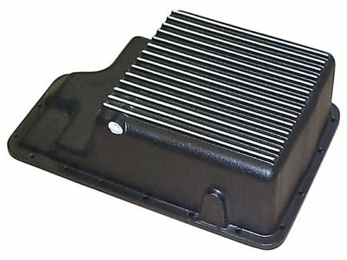 PML Covers - 11049-B | PML Cover Ford 5R110 2008 to 2010 Deep Transmission Pan For Ford F-250, F-350, F-450, F-550, E250, E350 & E450 | Black Powder Coat Finish