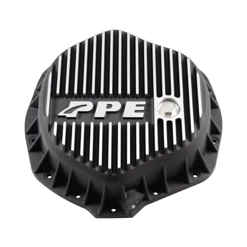 Pacific Performance Engineering - 138051010 | PPE Performance Heavy-Duty Cast Aluminum Rear Differential Cover Brushed Finish (2001-2019 Silverado, Sierra 2500 HD, 3500 HD, 2001-2018 Ram 2500, 3500 | AAM 11.5" 14 Bolt)