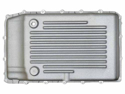 PML Covers - 11179-AC | PML Cover Ford 10R60, 10R80 Stock Capacity Transmission Pan For Ford Bronco, Expedition, Explorer, F-150, Mustang, Ranger, Raptor, Police Interceptors, Transit Vans & F-250 | Natural As-Cast Finish
