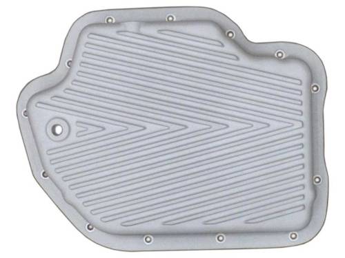 PML Covers - 9683-AC | PML Cover GM Turbo 400 Deep Transmission Pan For Hummer H1 / Jaguar XJS / Models Of Corvette, Chevy, Cadillac, Olds, Buick | Natural As-Cast Finish