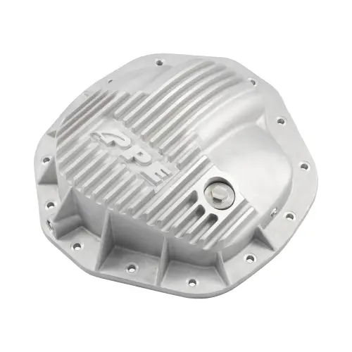 Pacific Performance Engineering - 138053000 | PPE Performance Heavy-Duty Cast Aluminum Rear Differential Cover Raw Finish (2020-2025 Silverado, Sierra 2500 HD, 3500 HD | 11.5", 12" 14 Bolt)