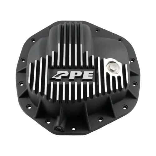 Pacific Performance Engineering - 138053010 | PPE Performance Heavy-Duty Cast Aluminum Rear Differential Cover Brushed Finish (2020-2025 Silverado, Sierra 2500 HD, 3500 HD | 11.5", 12" 14 Bolt)