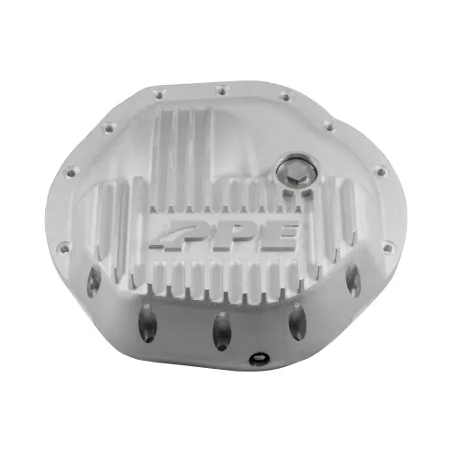 Pacific Performance Engineering - 238041000 | PPE Performance Heavy-Duty Cast Aluminum Front Differential Cover Raw Finish (2003-2013 Ram 2500 , 3500 | 9.25" 14 Bolt)