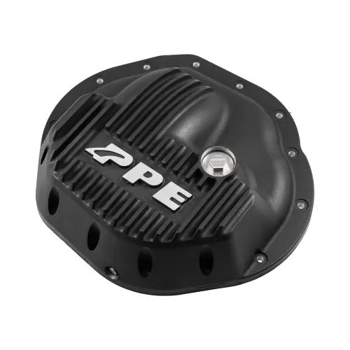 Pacific Performance Engineering - 238041020 | PPE Performance Heavy-Duty Cast Aluminum Front Differential Cover Black Finish (2003-2013 Ram 2500 , 3500 | 9.25" 14 Bolt)