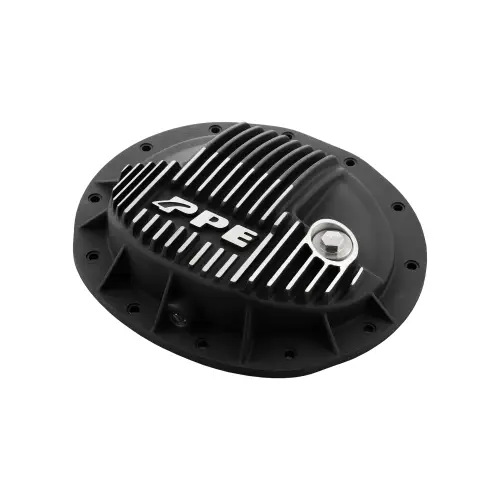 Pacific Performance Engineering - 238042010 | PPE Performance Heavy-Duty Cast Aluminum Front Differential Cover Brushed Finish (2013-2025 Ram 2500, 3500 | 9.5" 12 Bolt)