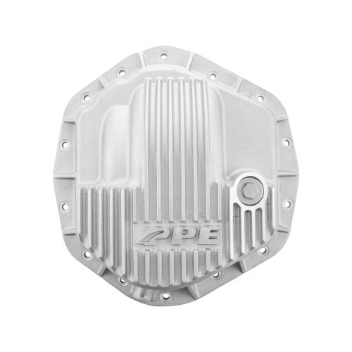 Pacific Performance Engineering - 238051000 | PPE Performance Heavy-Duty Cast Aluminum Rear Differential Cover Raw Finish (2001-2019 Silverado, Sierra 2500 HD, 3500 HD, 2001-2018 Ram 2500, 3500 | AAM 11.5" 14 Bolt)