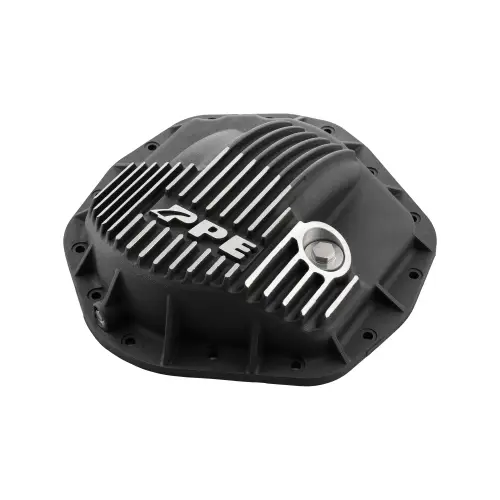 Pacific Performance Engineering - 238051010 | PPE Performance Heavy-Duty Cast Aluminum Rear Differential Cover Brushed Finish (2001-2019 Silverado, Sierra 2500 HD, 3500 HD, 2001-2018 Ram 2500, 3500 | AAM 11.5" 14 Bolt)