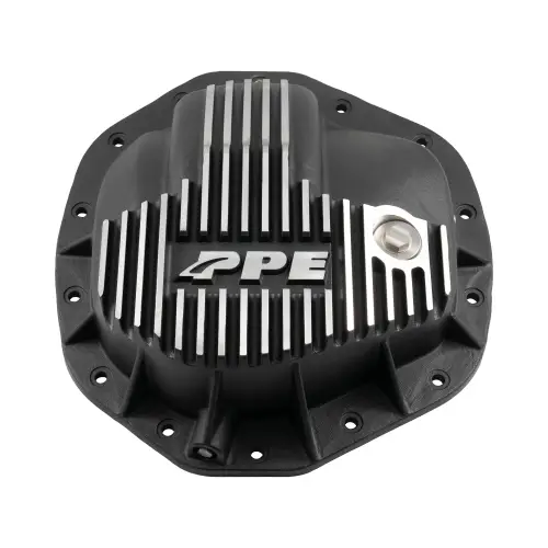 Pacific Performance Engineering - 238053010 | PPE Performance Heavy-Duty Cast Aluminum Rear Differential Cover Brushed Finish (2019-2025 Ram 2500, 3500 | 11.5", 11.8" 14 Bolt)