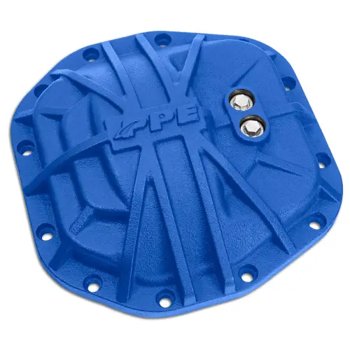 Pacific Performance Engineering - 238053422 | PPE Performance Nodular Iron Rear Differential Cover Blue Finish (2018-2025 Wrangler | Dana 35-M200)