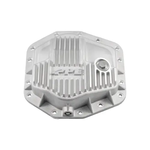 Pacific Performance Engineering - 338041500 | PPE Performance Heavy-Duty Cast Aluminum Front Differential Cover Raw Finish (2023-2025 F250, F350 Super Duty | Dana 235 14 Bolt)