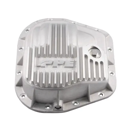 Pacific Performance Engineering - 338051100 | PPE Performance Heavy-Duty Cast Aluminum Rear Differential Cover Raw Finish (1990-2025 F250, F350 | 10.25", 10.5" 12 Bolt)
