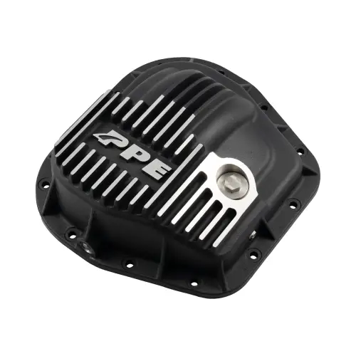 Pacific Performance Engineering - 338051110 | PPE Performance Heavy-Duty Cast Aluminum Rear Differential Cover Brushed Finish (1990-2025 F250, F350 | 10.25", 10.5" 12 Bolt)