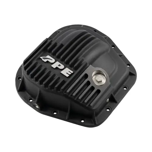 Pacific Performance Engineering - 338051120 | PPE Performance Heavy-Duty Cast Aluminum Rear Differential Cover Black Finish (1990-2025 F250, F350 | 10.25", 10.5" 12 Bolt)