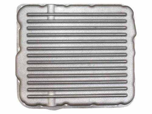 PML Covers - 8650-1-AC | PML Cover GM 700R4, 4L60, 4L60E Deep Transmission Pan For GM Blazer (mini), S10, S15, Savana, Sonoma, Suburban 1500, Tahoe & Yukon | Natural As-Cast Finish